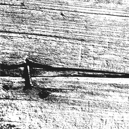 Distressed overlay wooden fence texture, grunge vector background.のイラスト素材