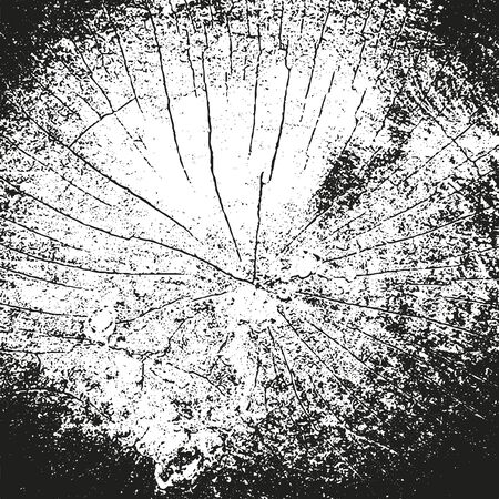 Distressed overlay wooden texture, grunge vector background.のイラスト素材