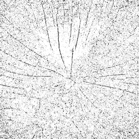 Distressed overlay wooden texture, grunge vector background.のイラスト素材