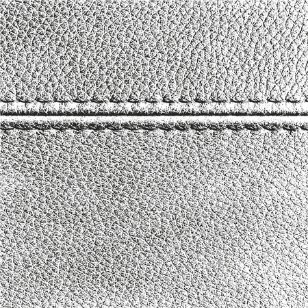 Distressed overlay texture of natural leather, grunge vector background.のイラスト素材