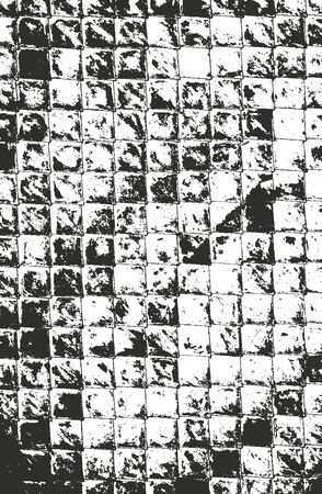 Distressed overlay texture of rusted peeled metal. grunge background. abstract halftone vector illustrationのイラスト素材