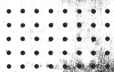 Distressed overlay texture of rusted peeled metal. grunge background. abstract halftone vector illustrationのイラスト素材