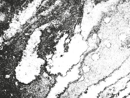 Distressed overlay texture of cracked concrete. grunge background. abstract halftone vector illustrationのイラスト素材