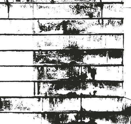 Distressed overlay wooden bark texture, grunge vector background.のイラスト素材