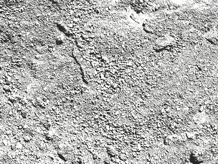 Distressed overlay texture of cracked concrete. grunge background. abstract halftone vector illustrationのイラスト素材