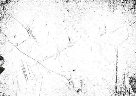 Distressed overlay texture of rusted peeled metal. grunge background. abstract halftone vector illustrationのイラスト素材