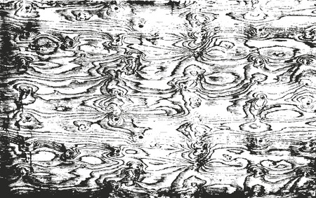 Distressed overlay wooden texture, grunge vector background.のイラスト素材