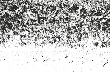 Distressed overlay texture of cracked concrete, stone or asphalt. grunge background. abstract halftone vector illustrationのイラスト素材