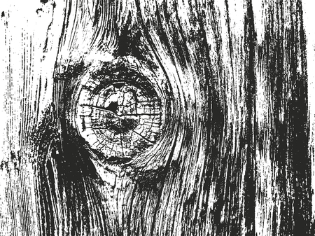 Distressed overlay wooden texture, grunge vector background.のイラスト素材