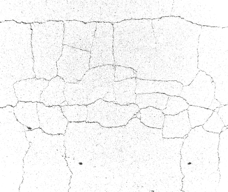 Distressed overlay texture of cracked concrete, stone or asphalt. grunge background. abstract halftone vector illustrationのイラスト素材