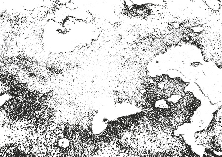 Distressed overlay texture of rusted peeled metal. grunge background. abstract halftone vector illustrationのイラスト素材