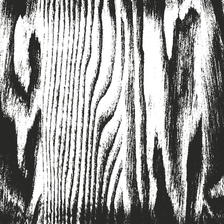 Distressed overlay wooden texture, grunge vector background.のイラスト素材