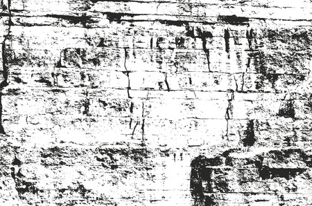 Distressed overlay texture of cracked concrete, stone or asphalt. grunge background. abstract halftone vector illustrationのイラスト素材