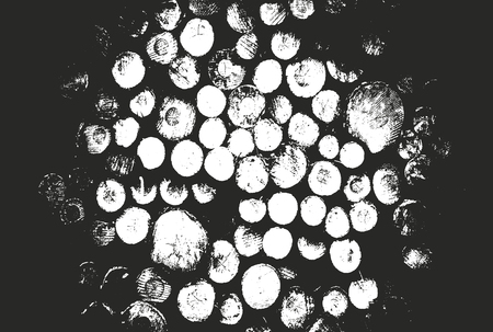 Distressed overlay wooden texture, grunge vector background.のイラスト素材