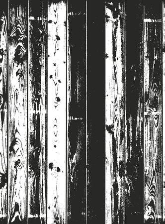 Distressed overlay wooden texture, grunge vector background.のイラスト素材