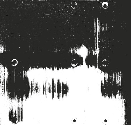 Distressed overlay texture of rusted peeled metal. grunge background. abstract halftone vector illustrationのイラスト素材