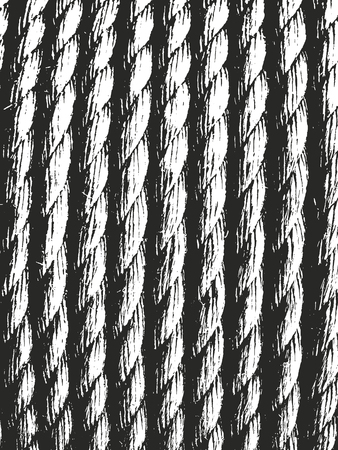 Distressed overlay texture of weaving fabric.のイラスト素材