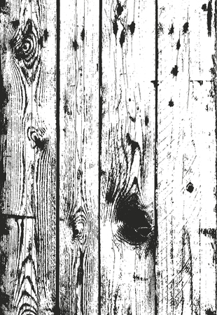 Distressed overlay wooden texture, grunge vector background.のイラスト素材