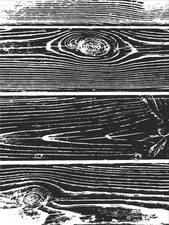 Distressed overlay wooden texture, grunge vector background.のイラスト素材