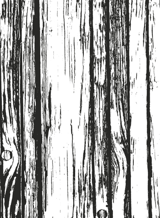 Distressed overlay wooden texture, grunge vector background.のイラスト素材