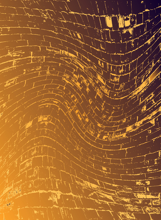 Abstract vector cosmic psychedelic gradient background with distressed texture.のイラスト素材