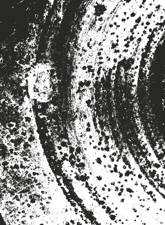 Distressed overlay texture of rusted peeled metal. grunge background. abstract halftone vector illustrationのイラスト素材