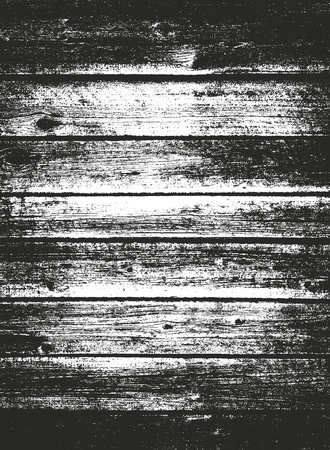Distressed overlay wooden texture, grunge vector background.のイラスト素材