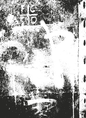 Distressed overlay texture of rusted peeled metal. grunge background. abstract halftone vector illustrationのイラスト素材