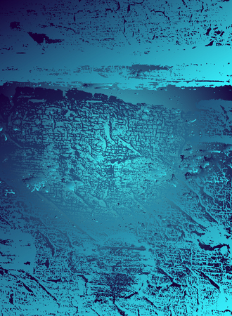 Abstract vector cosmic psychedelic blue and turquoise gradient background. Fractal shiny elements. Particle compounds.のイラスト素材