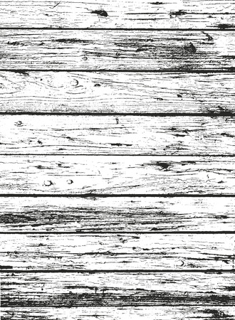 Distressed overlay wooden texture, grunge vector background.のイラスト素材
