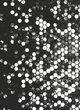 Distressed overlay texture of old brickwork, grunge background. abstract halftone vector illustration.のイラスト素材