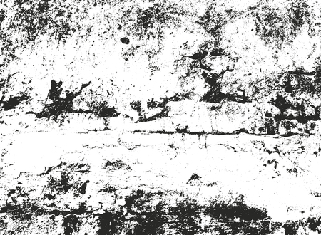 Distressed overlay texture of cracked concrete, stone or asphalt. grunge background. abstract halftone vector illustrationのイラスト素材