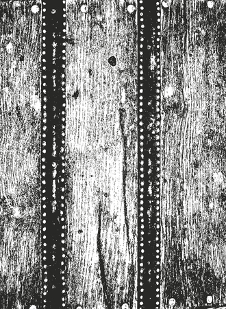 Distressed overlay wooden texture, grunge vector background.のイラスト素材