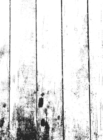 Distressed overlay wooden texture, grunge vector background.のイラスト素材