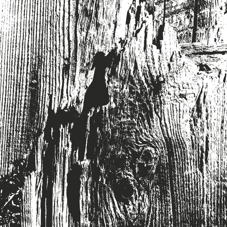 Distressed overlay wooden texture, grunge vector background.のイラスト素材