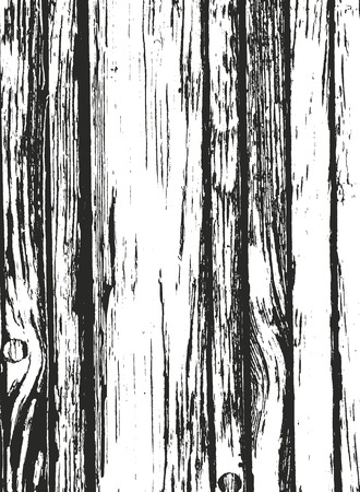 Distressed overlay wooden texture, grunge vector background.のイラスト素材