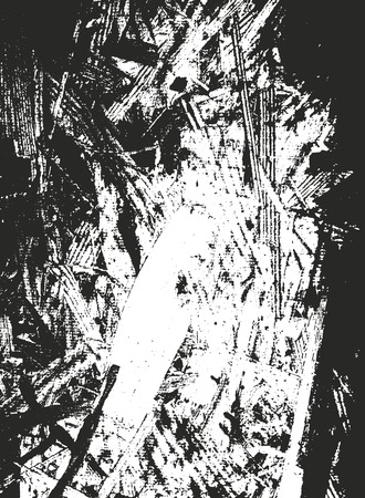 Distressed overlay wooden texture, grunge vector background.のイラスト素材