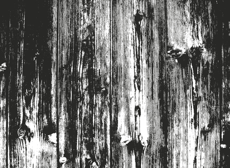 Distressed overlay wooden texture, grunge vector background.のイラスト素材