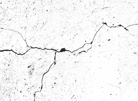 Distressed overlay texture of cracked concrete, stone or asphalt. grunge background. abstract halftone vector illustrationのイラスト素材
