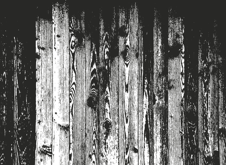 Distressed overlay wooden texture, grunge vector background.のイラスト素材