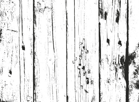 Distressed overlay wooden texture, grunge vector background.のイラスト素材