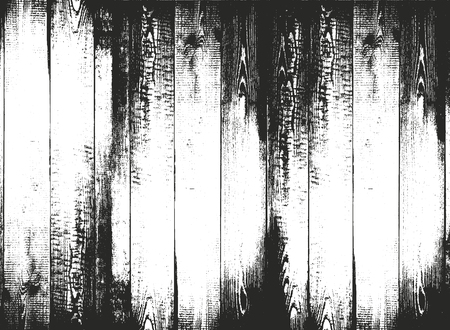 Distressed overlay wooden texture, grunge vector background.のイラスト素材