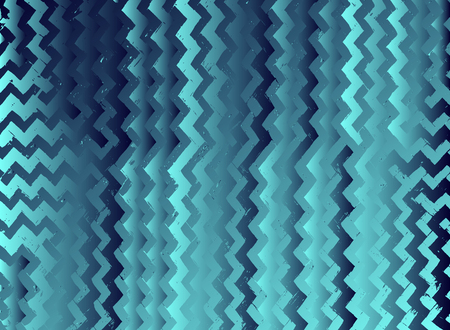 Abstract vector cosmic psychedelic blue and turquoise gradient background. Fractal shiny elements. Particle compounds.のイラスト素材