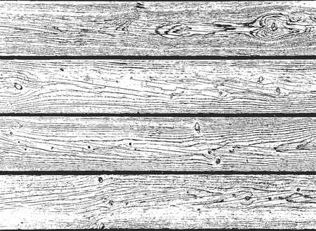 Distressed overlay wooden plank texture, grunge background. abstract halftone vector illustrationのイラスト素材