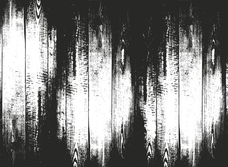Distressed overlay wooden plank texture, grunge background. abstract halftone vector illustrationのイラスト素材