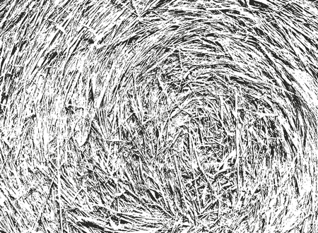 Distressed overlay grass texture, grunge background. abstract halftone vector illustrationのイラスト素材