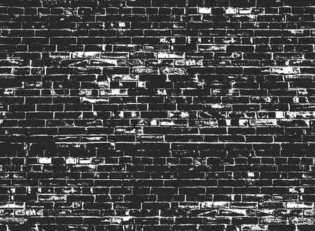 Distressed overlay texture of old brick wall, grunge background. abstract halftone vector illustration.のイラスト素材