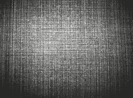 Distressed overlay texture of weaving fabric. grunge background. abstract halftone vector illustrationのイラスト素材