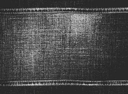 Distressed overlay texture of weaving fabric. grunge background. abstract halftone vector illustrationのイラスト素材