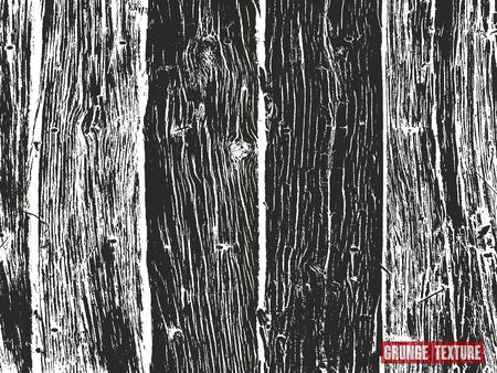 Distressed overlay wooden plank texture, grunge background. abstract halftone vector illustrationのイラスト素材